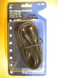 Schwaiger SVL 4200 S-VHS Kabel Mini-DIN-Stecker - Mini-DIN-Stecker 2m *so295