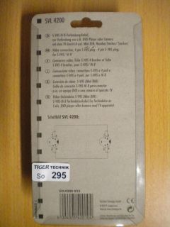 Schwaiger SVL 4200 S-VHS Kabel Mini-DIN-Stecker - Mini-DIN-Stecker 2m *so295