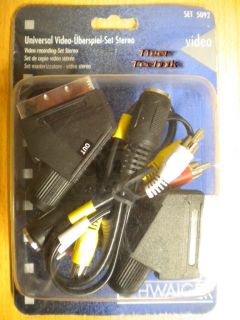 Schwaiger SET 5092 Universal Video-Überspiel-Set Stereo 5-teilig *so299