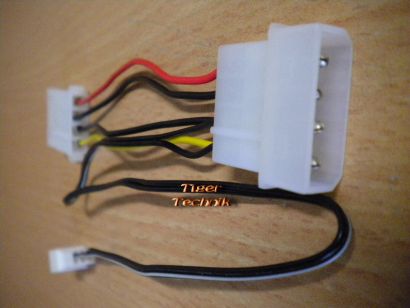 PC-Lüfter-Adapterkabel, Mini Molex Kühler Stromanschluss, Gehäusekühler* pz705