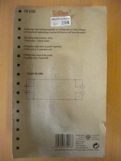 Schwaiger High End Cinch Verlängerung 5m 2x Cinch Stecker 2x Cinch Buchse* so294