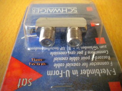 Schwaiger KVB 8360 sat F-Verbinder in U-Form z.B. UP-Installationsdosen*so325