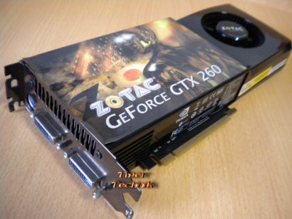 ZOTAC GeForce GTX 260 SLI 448Bit 896MB GDDR3 PCI-E 16 2.0 HDTV, DVI Dual* g223