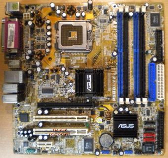 Asus P5GD1-VM Rev 1.05 Mainboard +Blende Sockel 775 FSB800 DDR400 SATA PCIe*m412