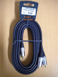 Vivanco 1,5m HighEnd Anschlusskabel für DVD Video 3x Chinch -3x Chinch St.*so334