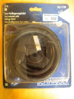 Schwaiger SCA 7198 21-pol SCART Verlängerung Kabel 2m digital tauglich* so332