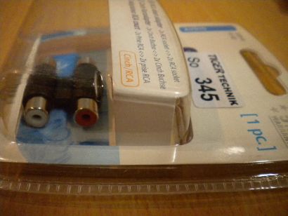 Vivanco Audio Cinch Kurzadapter 2x Cinch Buchse - 2x Cinch Buchse *so345