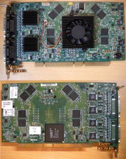 Matrox QID Pro 256MB 64-bit PCI PCI-X 2D 3D Grafikkarte bis zu 4 Monitore* g232