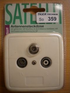BigBalloon SAT Antennendose 3-fach Antennensteckdose SAT TV Radio *so359