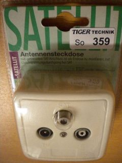BigBalloon SAT Antennendose 3-fach Antennensteckdose SAT TV Radio *so359