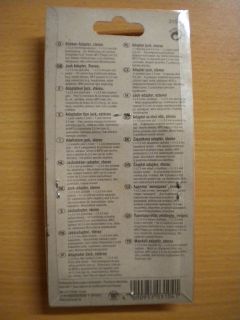 Skymaster Audio Adapter Klinke 2,5mm Stecker gewinkelt 3,5mm Buchse Stereo*so365