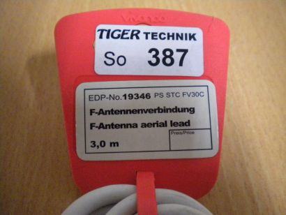 Vivanco SAT Kabel Anschlusskabel Antennenkabel F-Stecker - F-Stecker 3m *so387