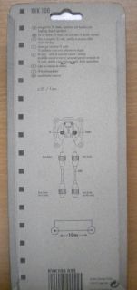 Schwaiger TV/Radio Antennenkabel Koax-Stecker - Koax-Kupplung 10m weiß *so395
