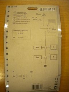 Schwaiger BNT 2569 DVB-T Breitband Verstärker 20dB für Radio und TV *so399