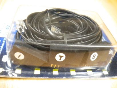 Schwaiger Telefon Kabel Modular 10m +Adapter Telekom Siemens International*so400