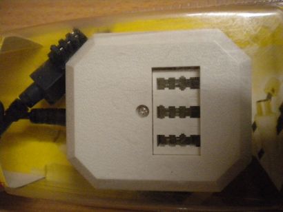 Teccus by Vivanco TAE Erweiterung TAE-F auf 3-fach Dose N F N Aufputz Dose*so406