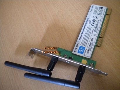 Belkin F5D9000 Wireless G Plus MIMO Desktop WLAN PCI Karte* wk33