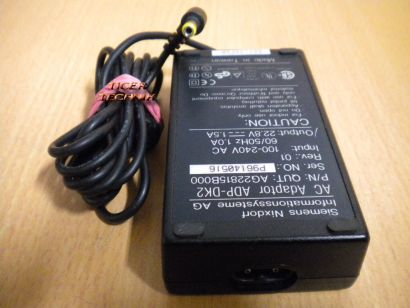 SIEMENS Nixdorf ADP-DK2 AC DC Adapter 22.8V 1.5A Netzteil* nt529