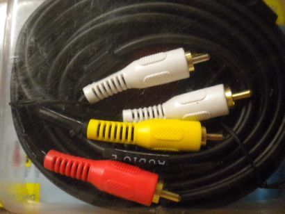 BigBalloon Anschlusskabel für DVD Video 3x Cinch St.- 3x Cinch St. 5m *so415