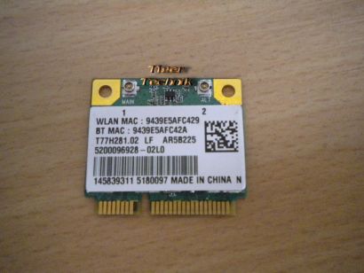 Atheros AR5B22 Mini PCi-E Driver+Bluetooth* nw66