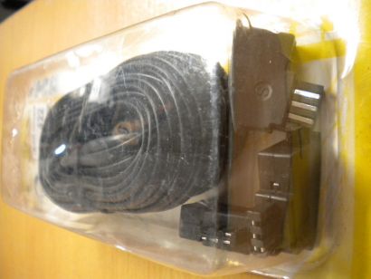 Skymaster Telefon Kabel Modular 10m +Adapter Telekom Siemens International*so422