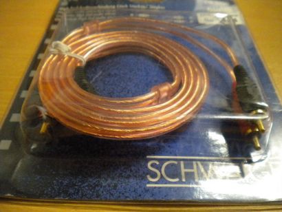 Schwaiger High End Cinch Audio Kabel 1,5m 2x Cinch Stecker - 2x Cinch St.* so424