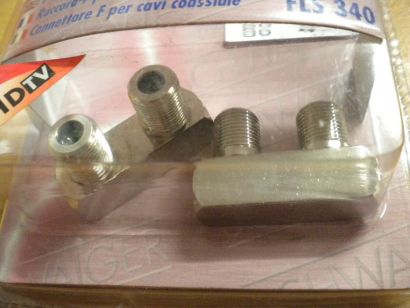 Schwaiger FLS 340 2x F-Verbinder in U-Form F-Buchse - F-Buchse * so451