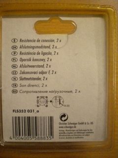 2x Schwaiger FLS 352 Abschlusswiderstände 75 Ohm * so453