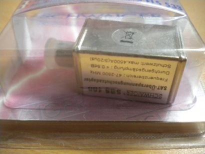 Schwaiger FLS 533 SAT Überspannungsschutzadapter* so454