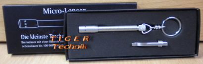 Original Lucky Strike Micro-Lenser kleine LED Taschenlampe mit rotem Licht*So902