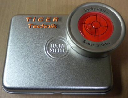 Lucky Strike Wasserwaage edel aus Metall NEU OVP * So904