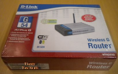 D-Link DI-524 Wireless G Router bis zu 54 Mbit mit Air Plus G NEU OVP* nw305
