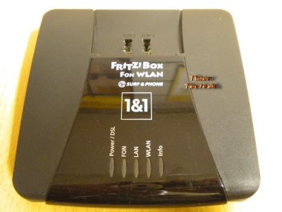 Fritz!Box Fon WLAN 7112 schwarz 1&1 Surf & Phone Version für alle Anbieter*nw307