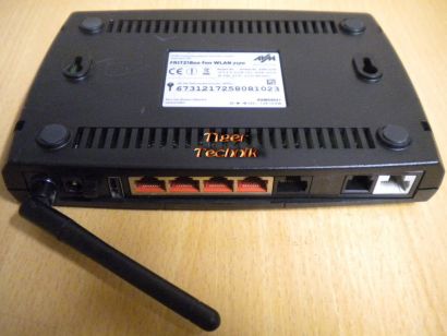 Fritz!Box Fon WLAN 7170 Router schwarz 1&1 Surf & Phone2+ VOIP ISDN So USB*nw309