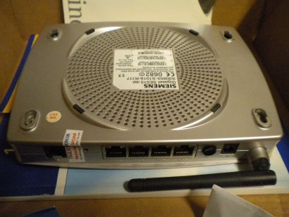 Siemens Gigaset SE515 Router ADSL 4x LAN Firewall WLAN bis zu 54 Mbit* nw315