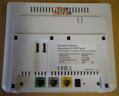 Deutsche Telekom Speedport W 303V Typ A Router ADSL ADSL2+ VOIP 2x TAE * nw317