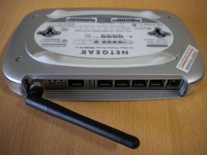 Netgear WGR614 v4 Wireless Router 54 Mbit WEP WPA 4x LAN-Ports Firewall * nw326