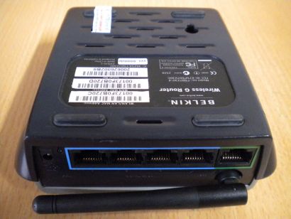 Belkin F5D7230-4 Wireless G Router 54 Mbit 4x LAN-ports SPI Firewall * nw330
