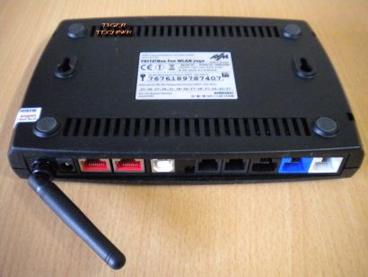 Fritz!Box Fon WLAN 7050 Router schwarz 1&1 Surf & Phone VOIP ISDN So USB * nw333