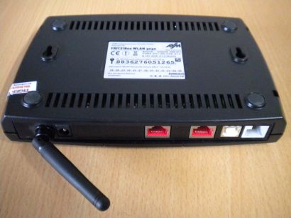 Fritz!Box WLAN 3030 Router schwarz 1&1 WLAN Version 2 1xUSB 2xLAN uvm.* nw334
