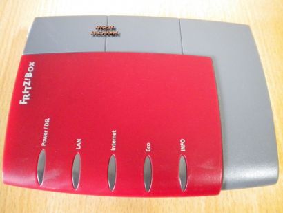 Fritz!Box 2110 Router Rot ADSL ADSL2+ 1-port mit Firewall * nw335