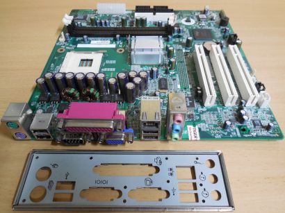 HP 335186-001 Rev A01 Mainboard +Blende D220 MT NR138 Sockel 478 LAN VGA* m441