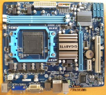 Gigabyte GA-78LMT-S2P Rev 4.0 Mainboard Sockel AM3+ DDR3 VGA DVI GbLAN * m452