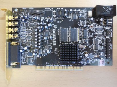 Creative SB0460 SoundBlaster X-Fi XtremeMusic 7.1Ch Win XP Vista 7 10 mit CD*s58