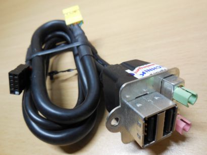 FSC Fujitsu Siemens T26139 Y3894 V113 Front Panel 2x USB Audio Mikrofon* pz121