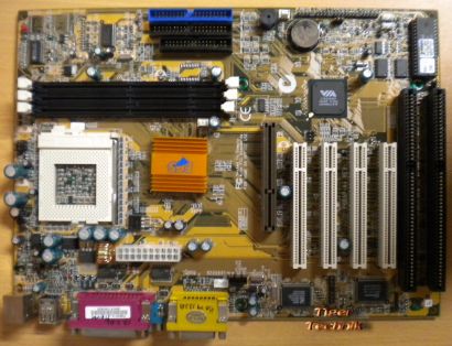 ECS Elitegroup P6BAP-A+ Rev 2.2 Mainboard +Blende Sockel 370 2x ISA AGP PCI*m472