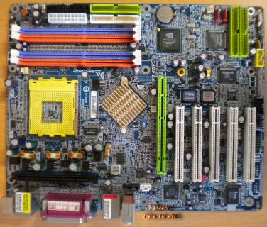 Gigabyte GA-7NNXP Rev.1.0 HighEnd Sockel 462 Mainboard+Blende SATA IDE-RAID*m473