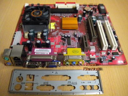 AMD Mainboard Rev. 7.1C inkl. AMD Pro 1200+ CPU VGA LAN AUDIO SD-RAM PCI *m474