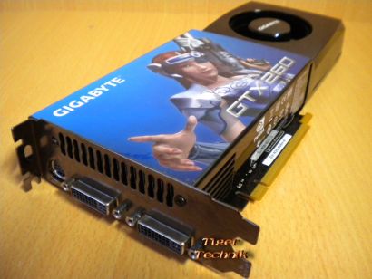 GIGABYTE nVIDIA GeForce GTX 260 p651 896MB 448Bit GDDR3 Dual DVI VIVO* g281