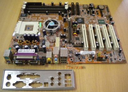 Abit NF7-S V2.0 Sockel A 462 Mainboard + Blende FSB400 DDR400 SATA RAID* m497